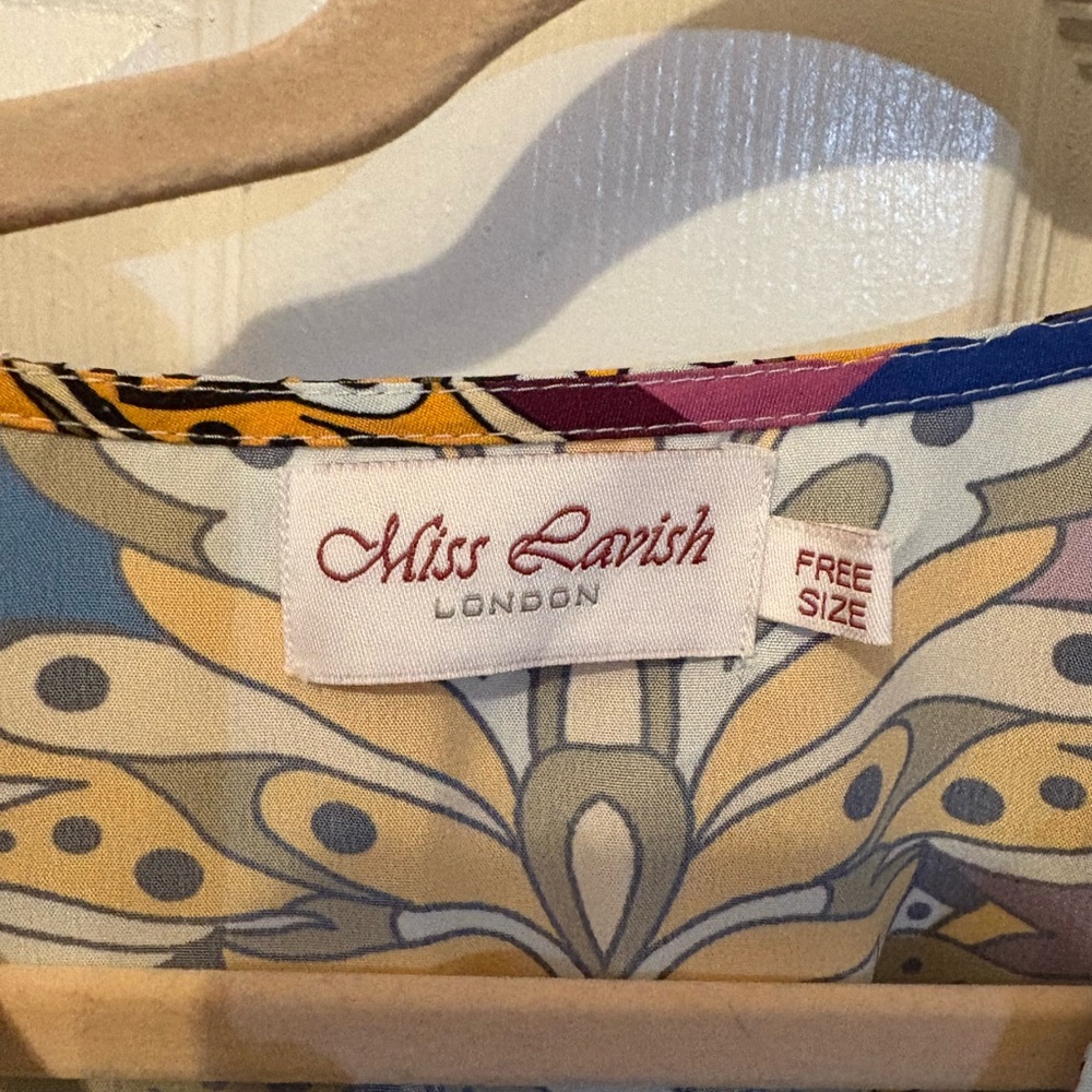 Lavish Multicolor Patterned Kaftan - image 3